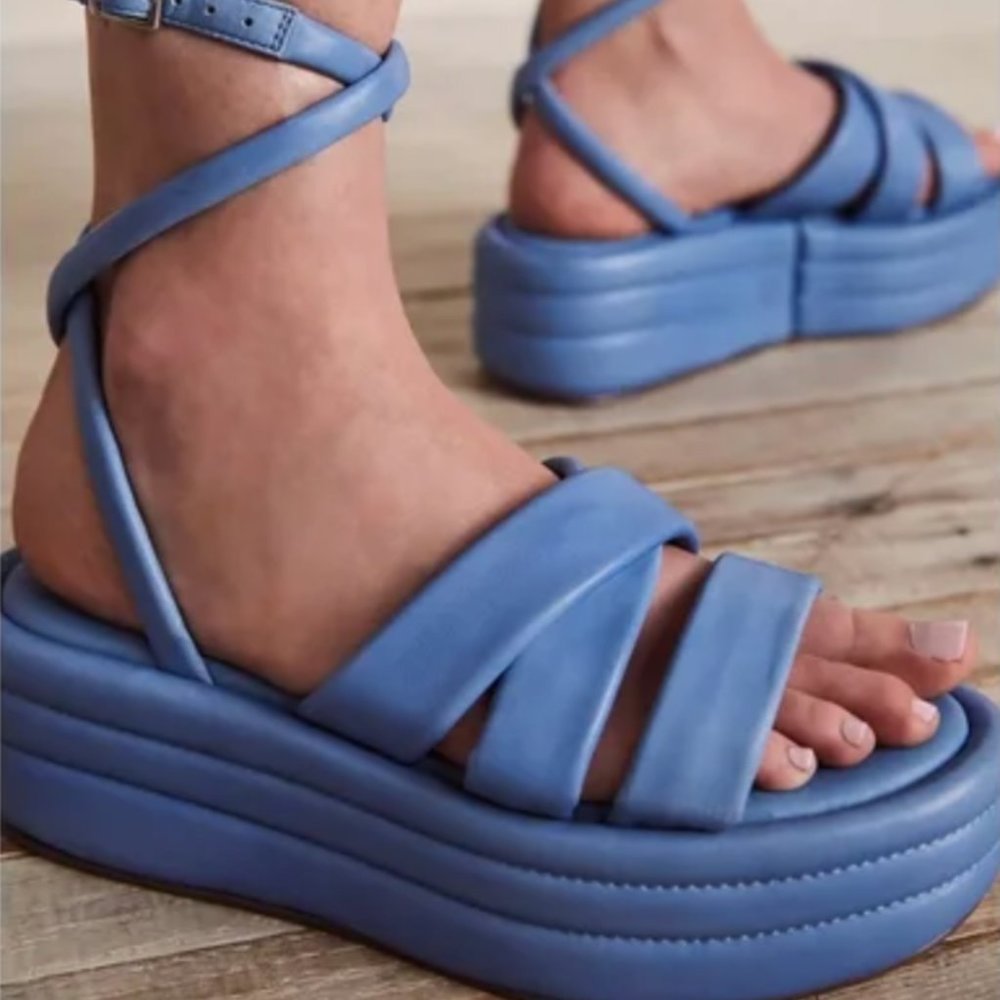 Free People Harper platform sandals 9